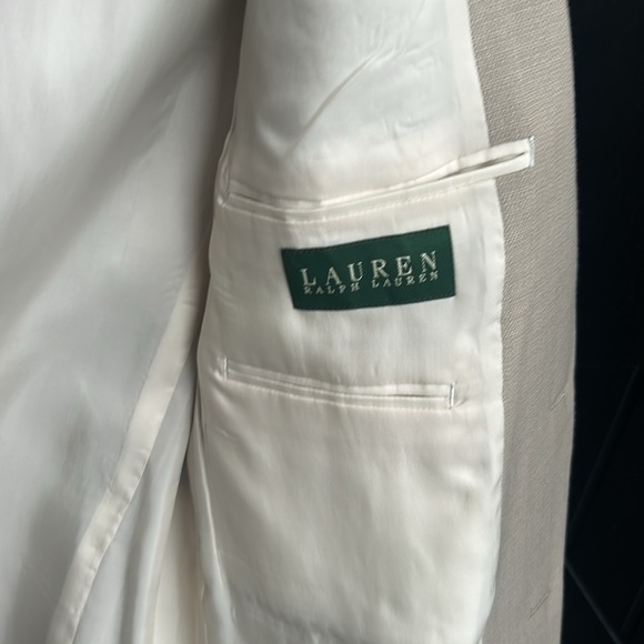 Lauren Ralph Lauren Men’s 2 Button Blazer Cream Size 42L - Picture 11 of 13